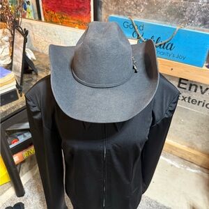 Gray BullHide Cowboy Hat